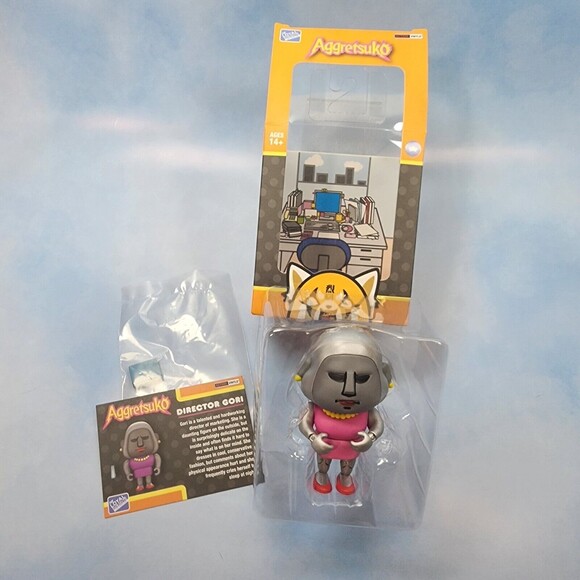 Sanrio Aggretsuko Action Figure Lot Okami Director Gori Tsunoda In Boxes - Picture 5 of 8